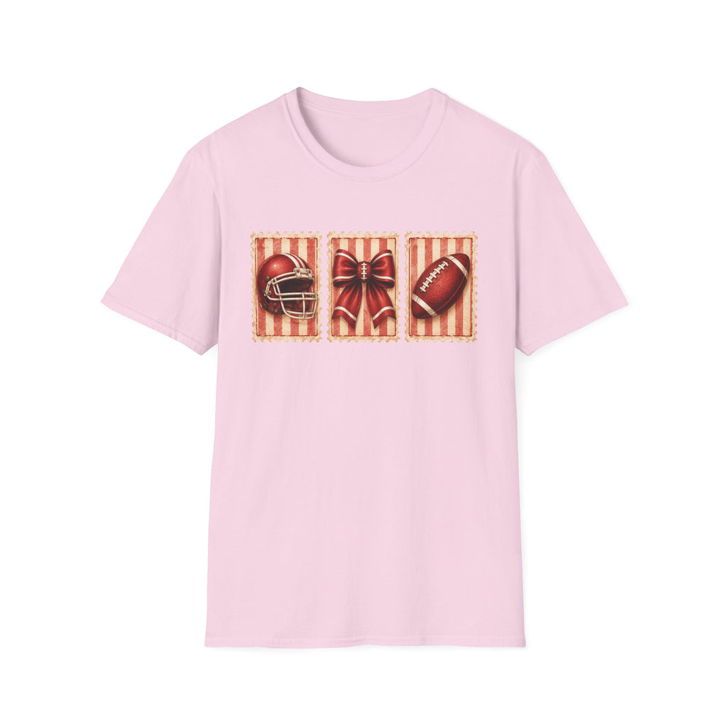 3 Red Stamp Design T-Shirt