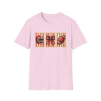 3 Red Stamp Design T-Shirt
