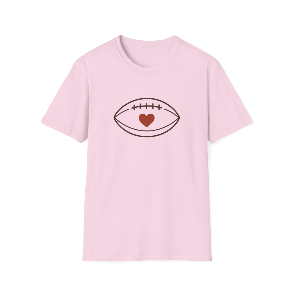 Football with Heart in it T-Shirt