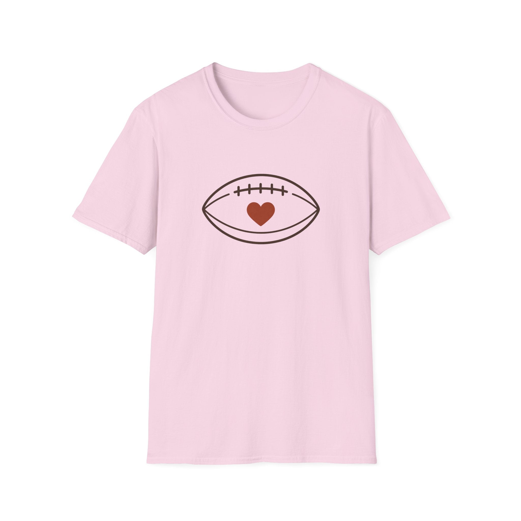 Football with Heart in it T-Shirt