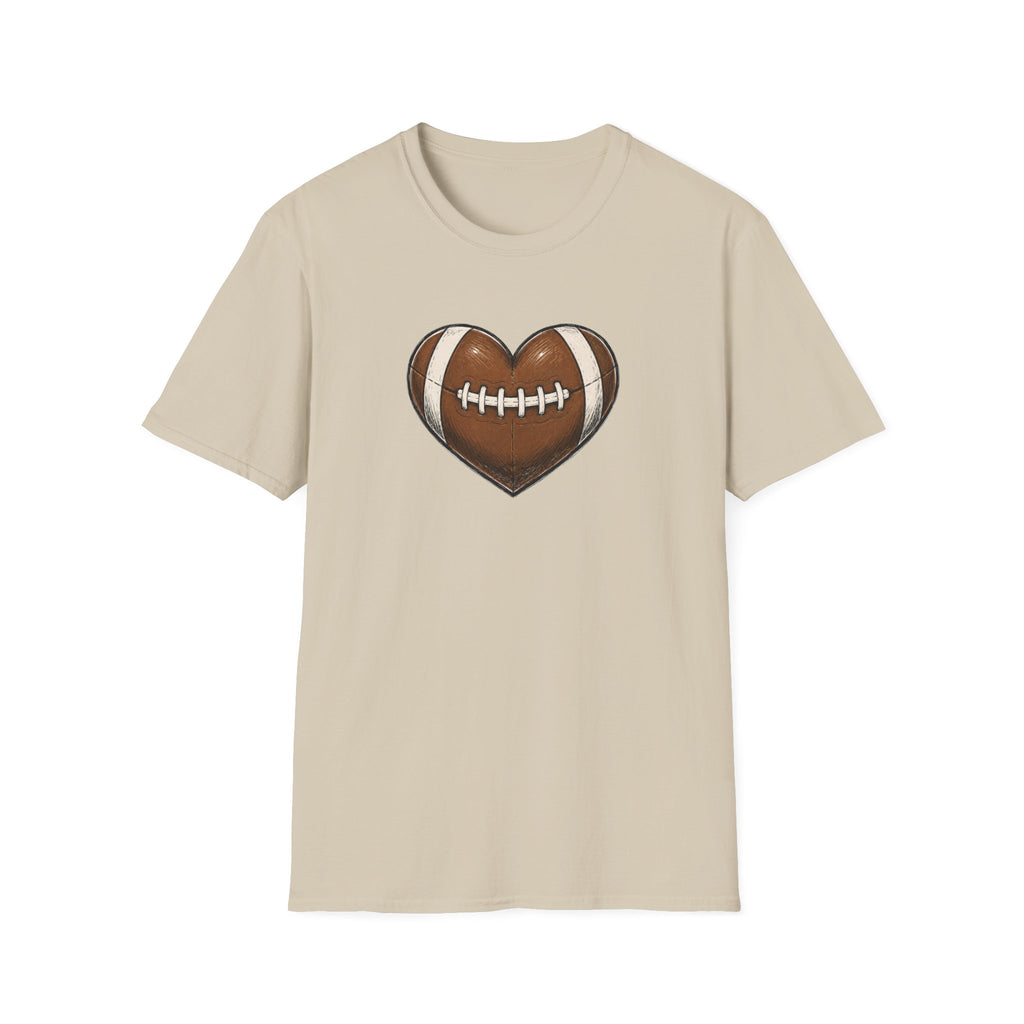 Football Heart T-Shirt