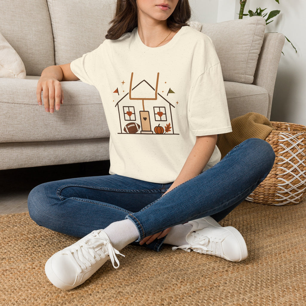 Home, Football, Pumpkin T-Shirt