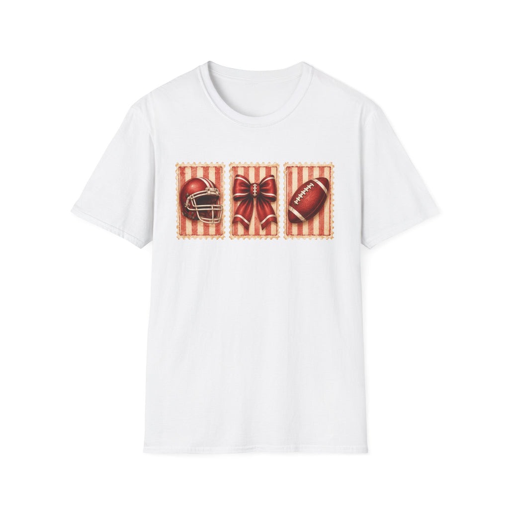 3 Red Stamp Design T-Shirt