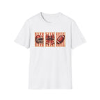 3 Red Stamp Design T-Shirt