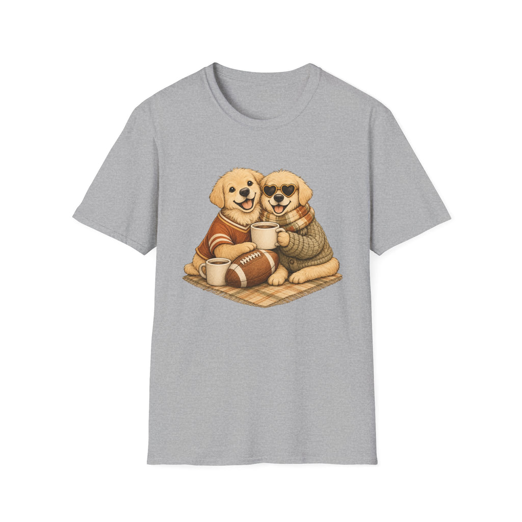2 Dogs on blanket T-Shirt
