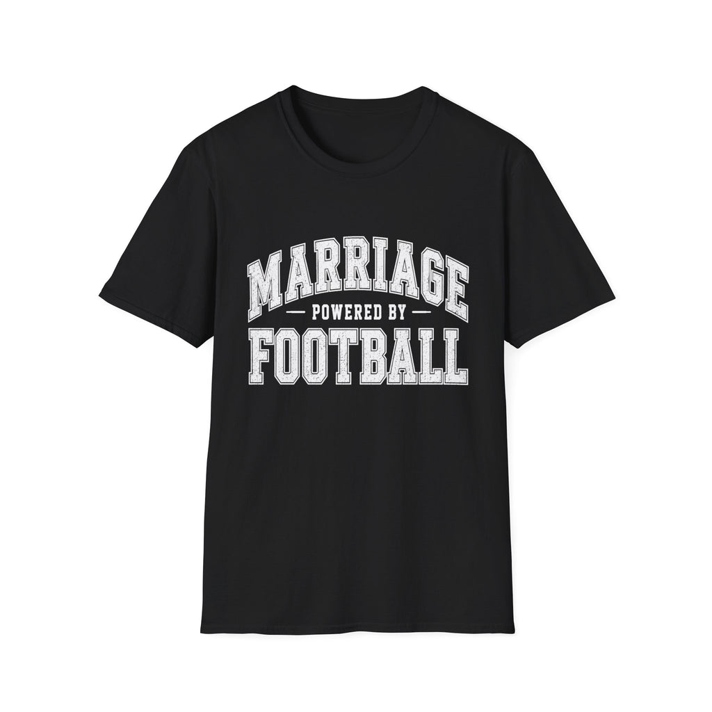 Marriage Powered by Football T-Shirt