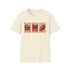 3 Red Stamp Design T-Shirt