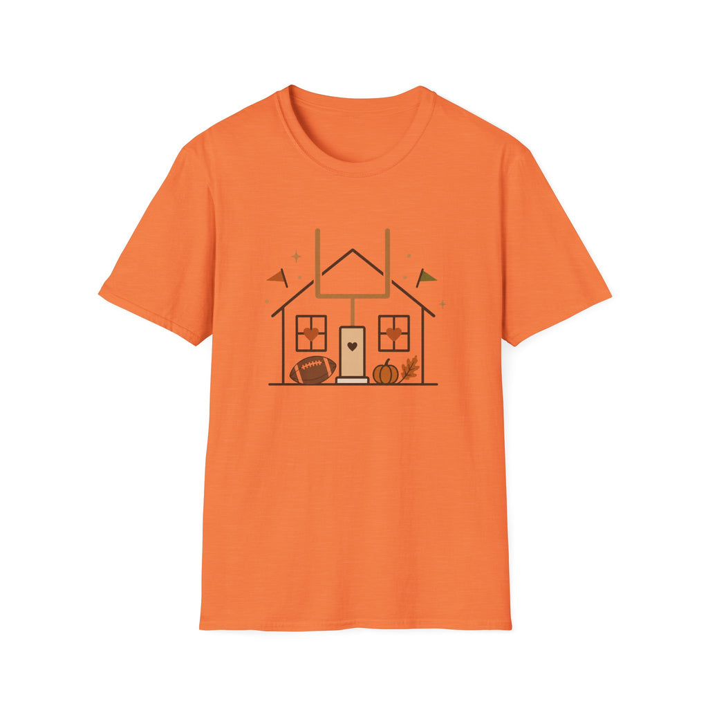 Home, Football, Pumpkin T-Shirt