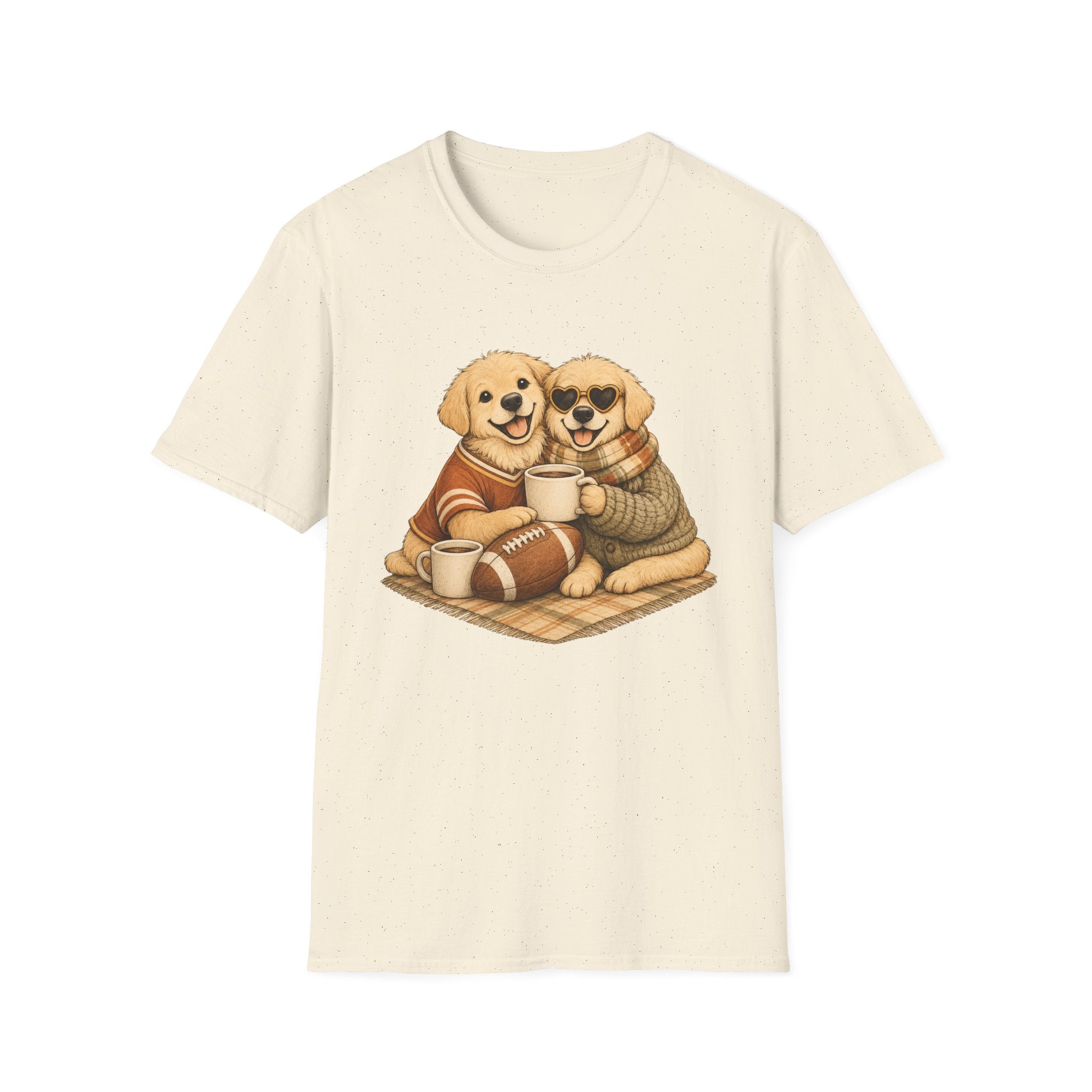 2 Dogs on blanket T-Shirt