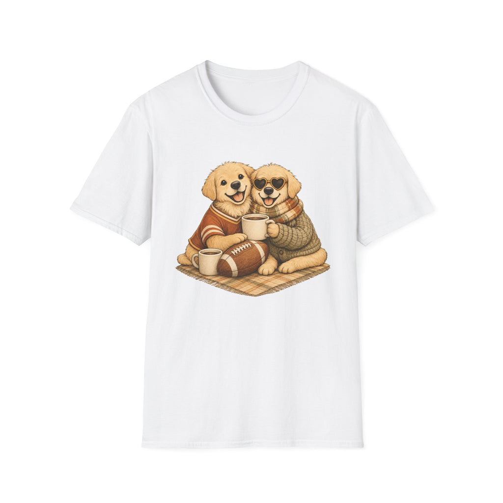 2 Dogs on blanket T-Shirt