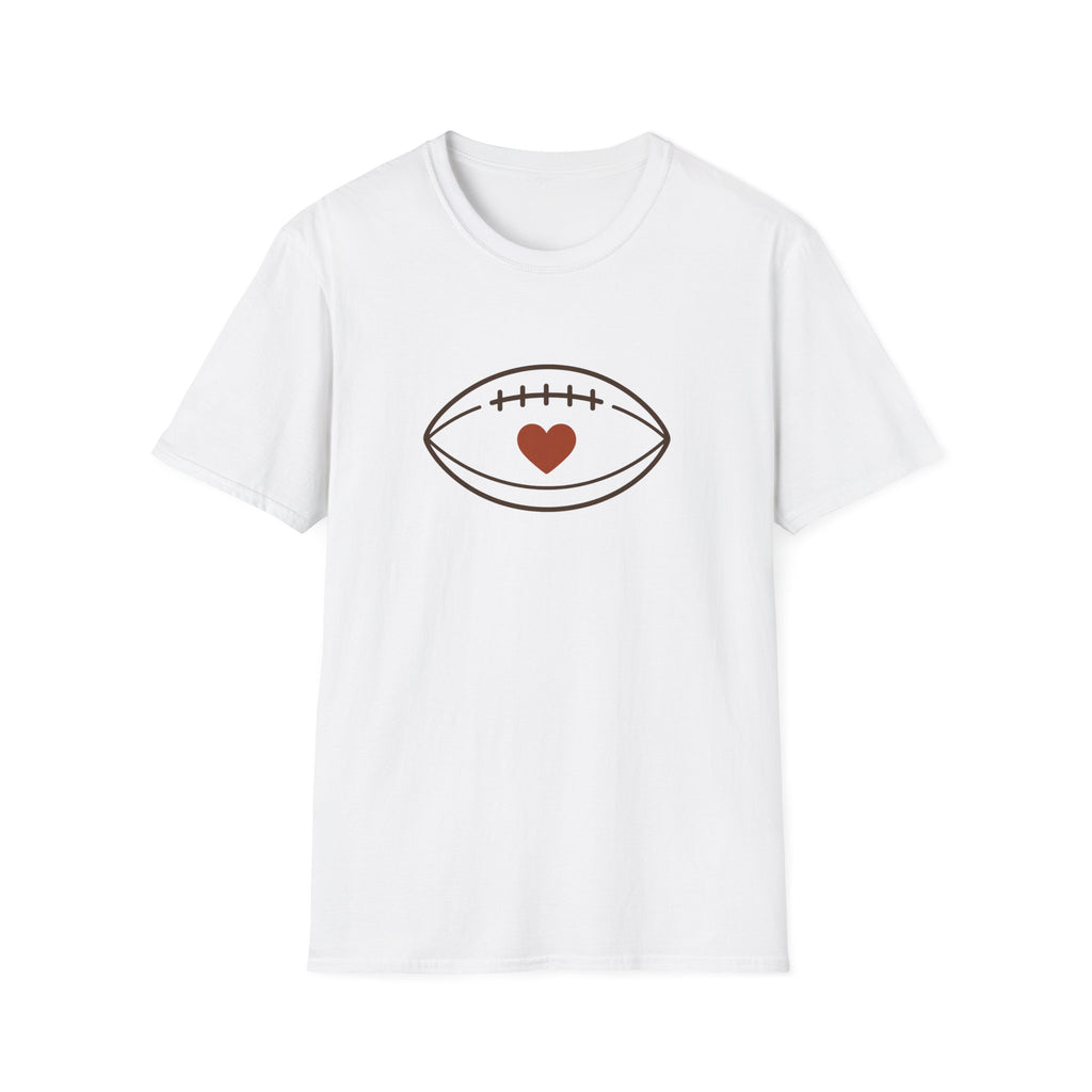 Football with Heart in it T-Shirt