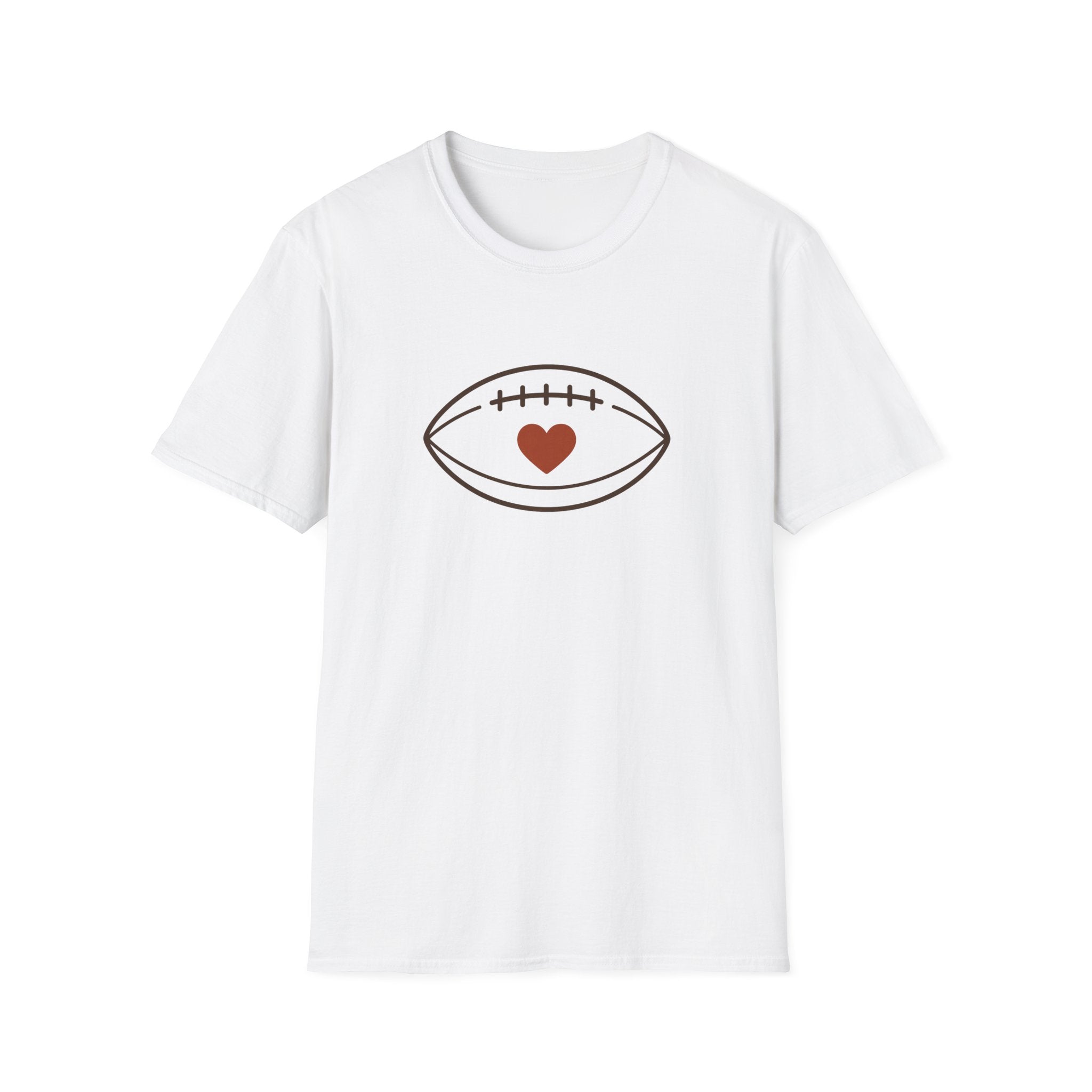 Football with Heart in it T-Shirt