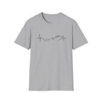 Heartbeat with Heart & Football T-Shirt