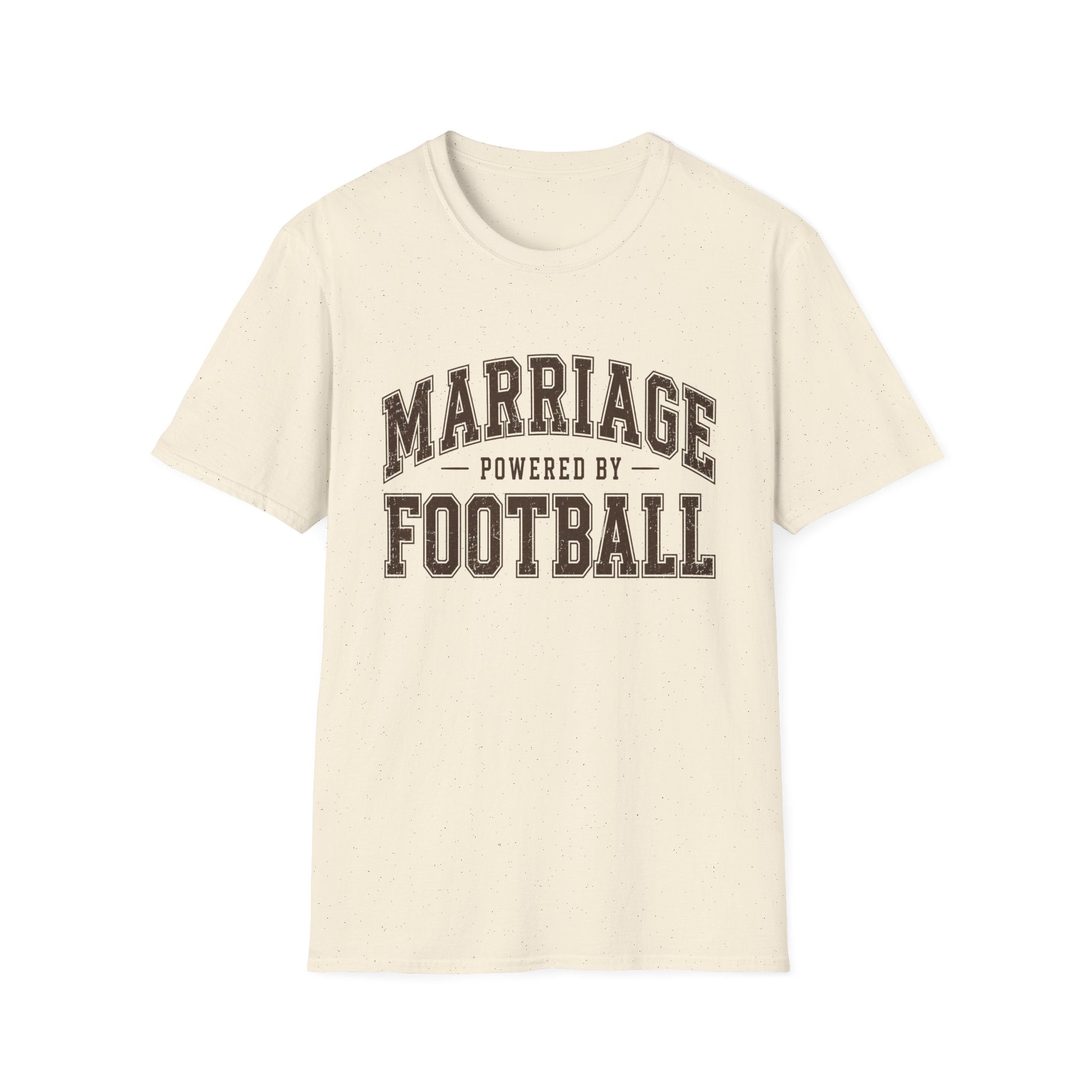 Marriage Powered by Football T-Shirt