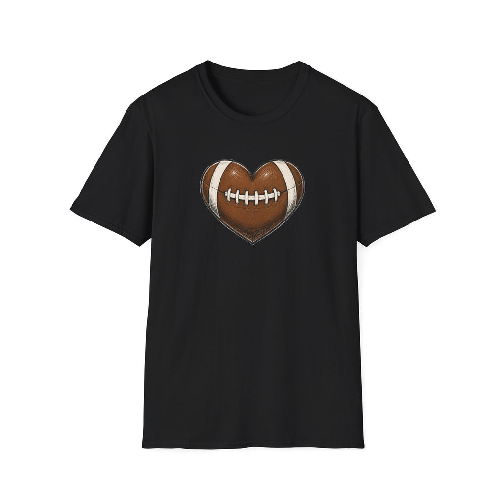 Football Heart T-Shirt