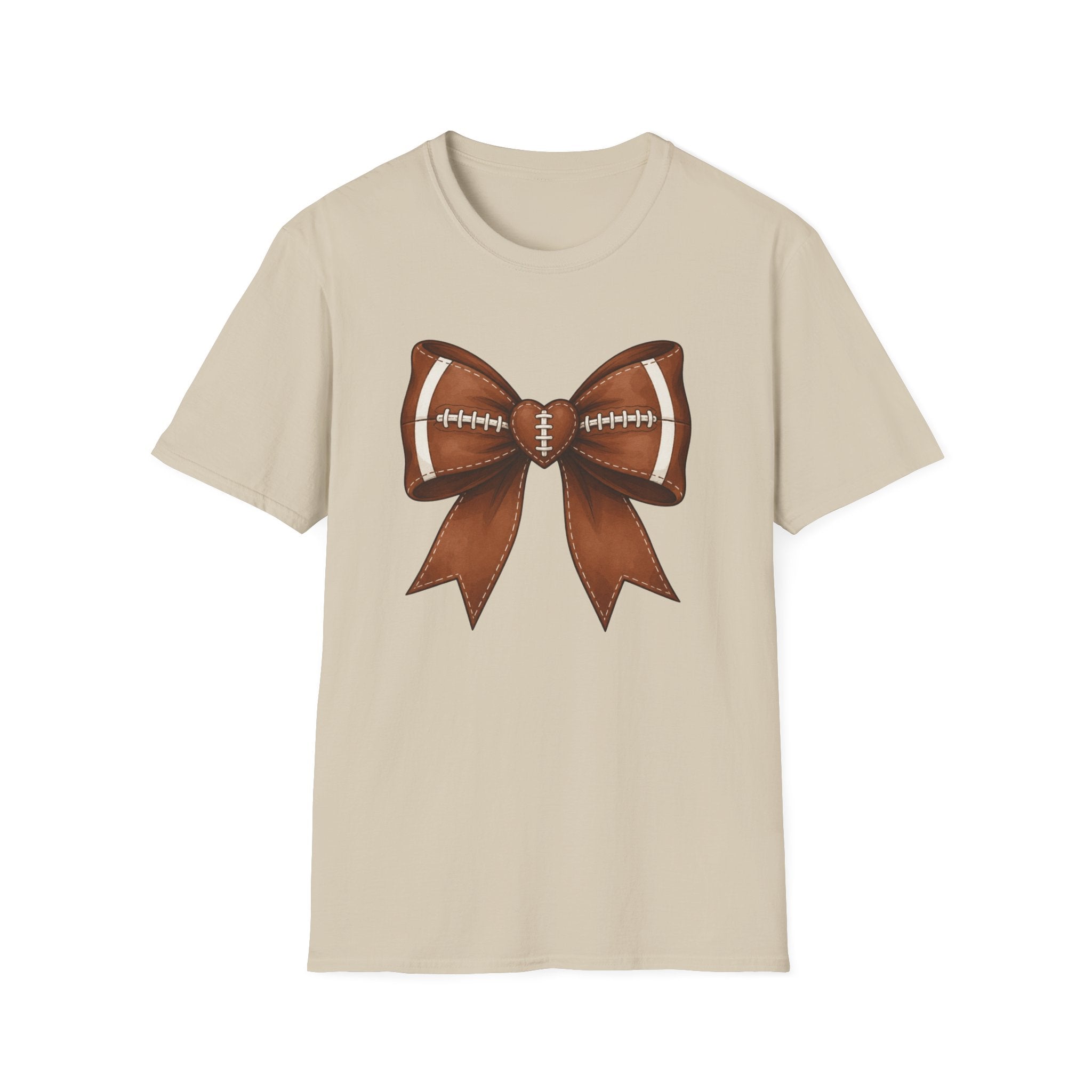 Heart in Brown Bow T-Shirt