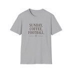 Sunday, Coffee, Football T-Shirt