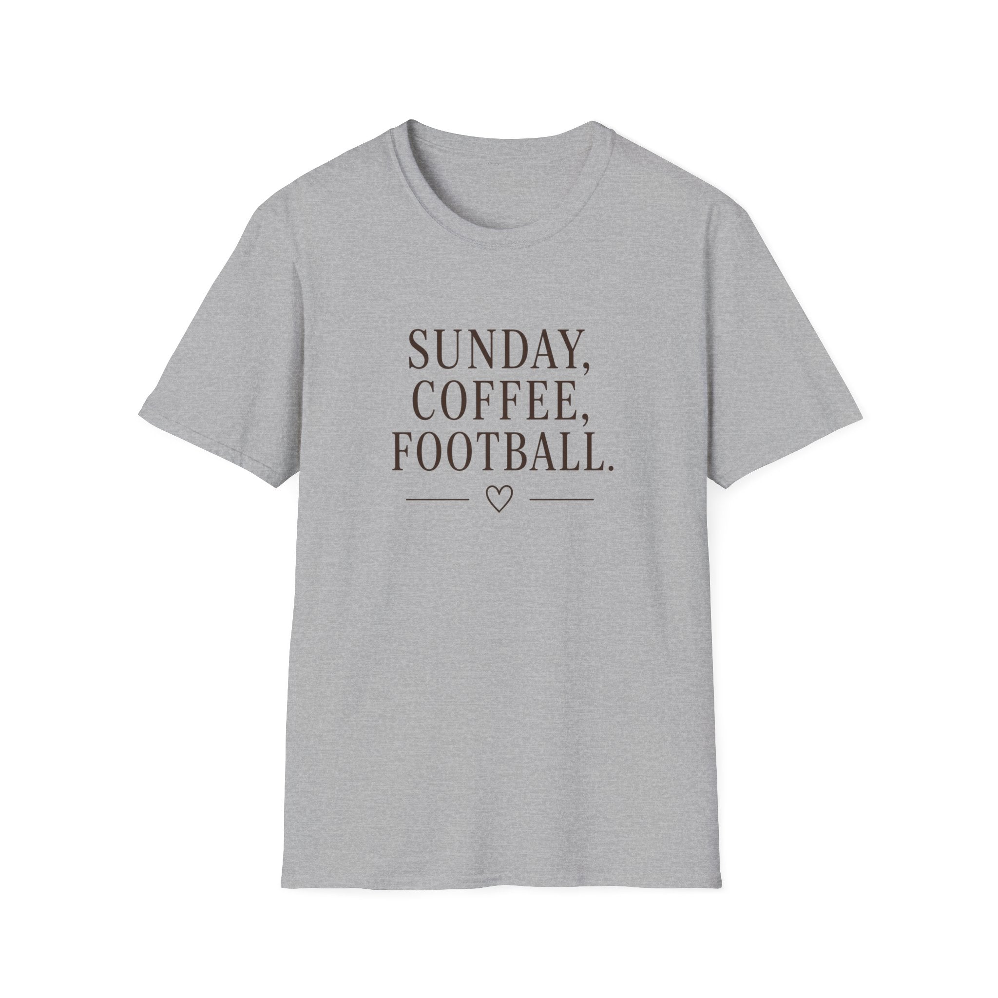 Sunday, Coffee, Football T-Shirt