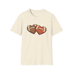 2 Football Hearts T-Shirt