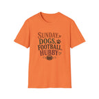 Sundays, Dogs, Football, Hubby T-Shirt