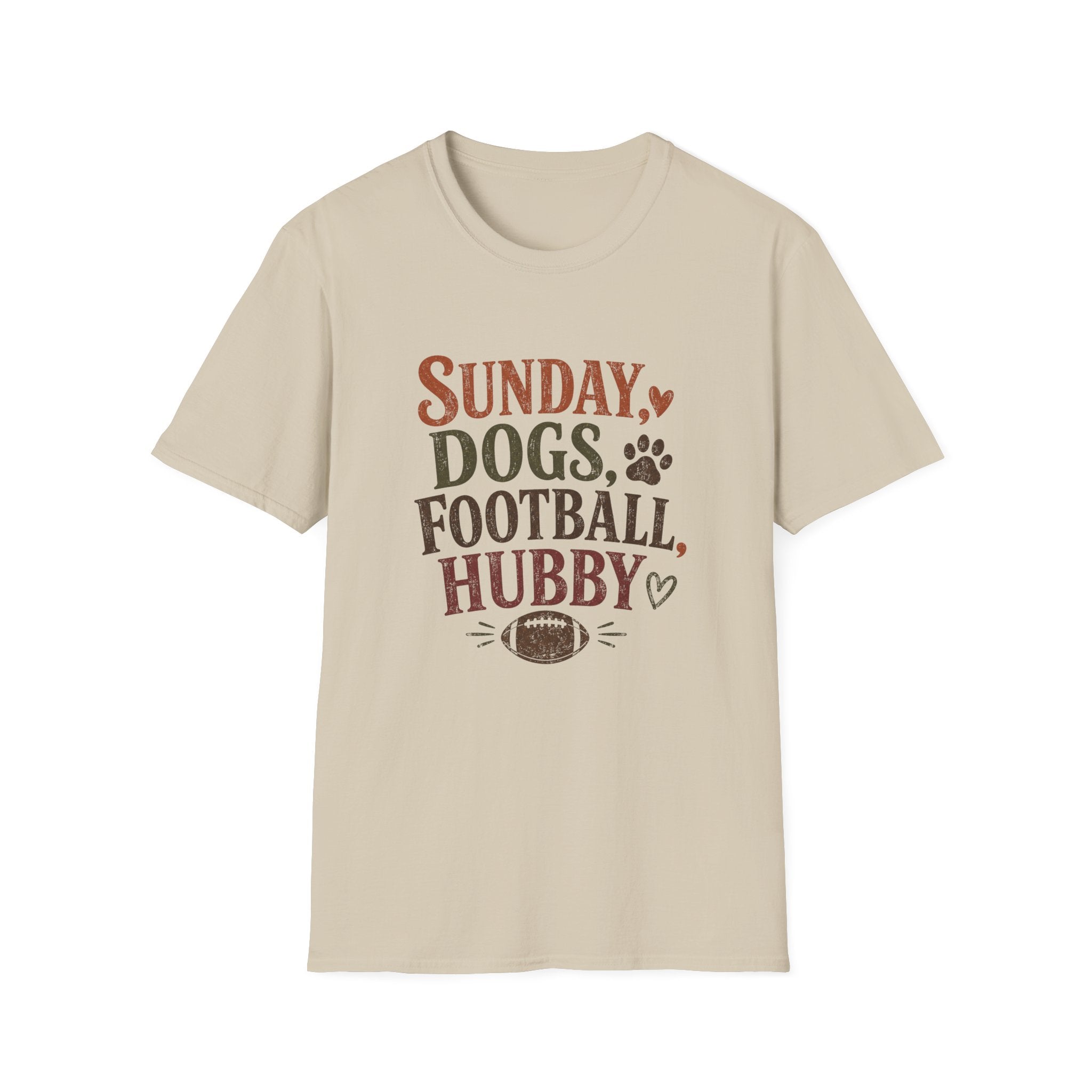 Sundays, Dogs, Football, Hubby T-Shirt
