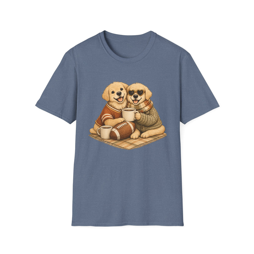 2 Dogs on blanket T-Shirt