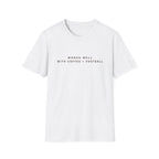 Works Well with Coffee + Football T-Shirt