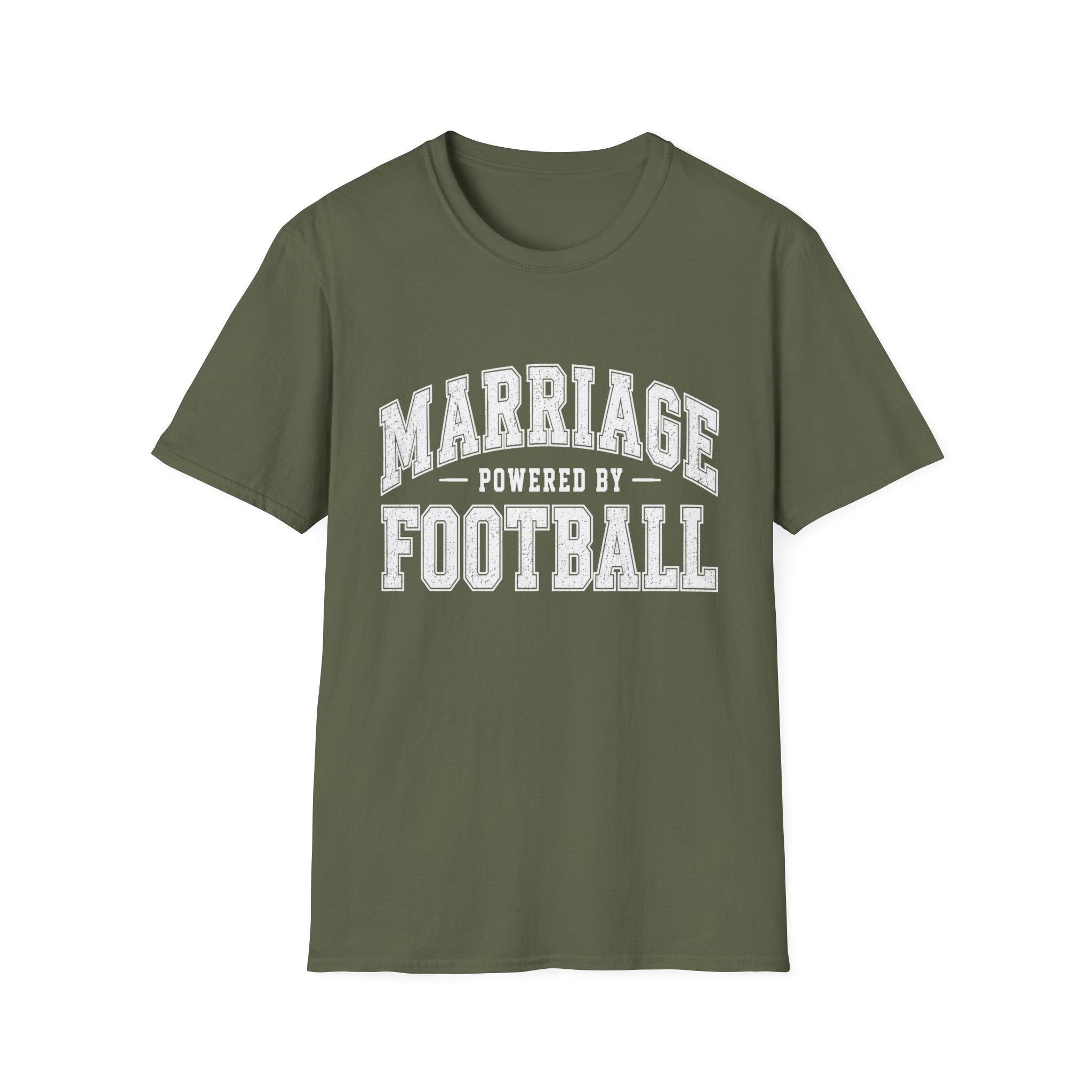 Marriage Powered by Football T-Shirt
