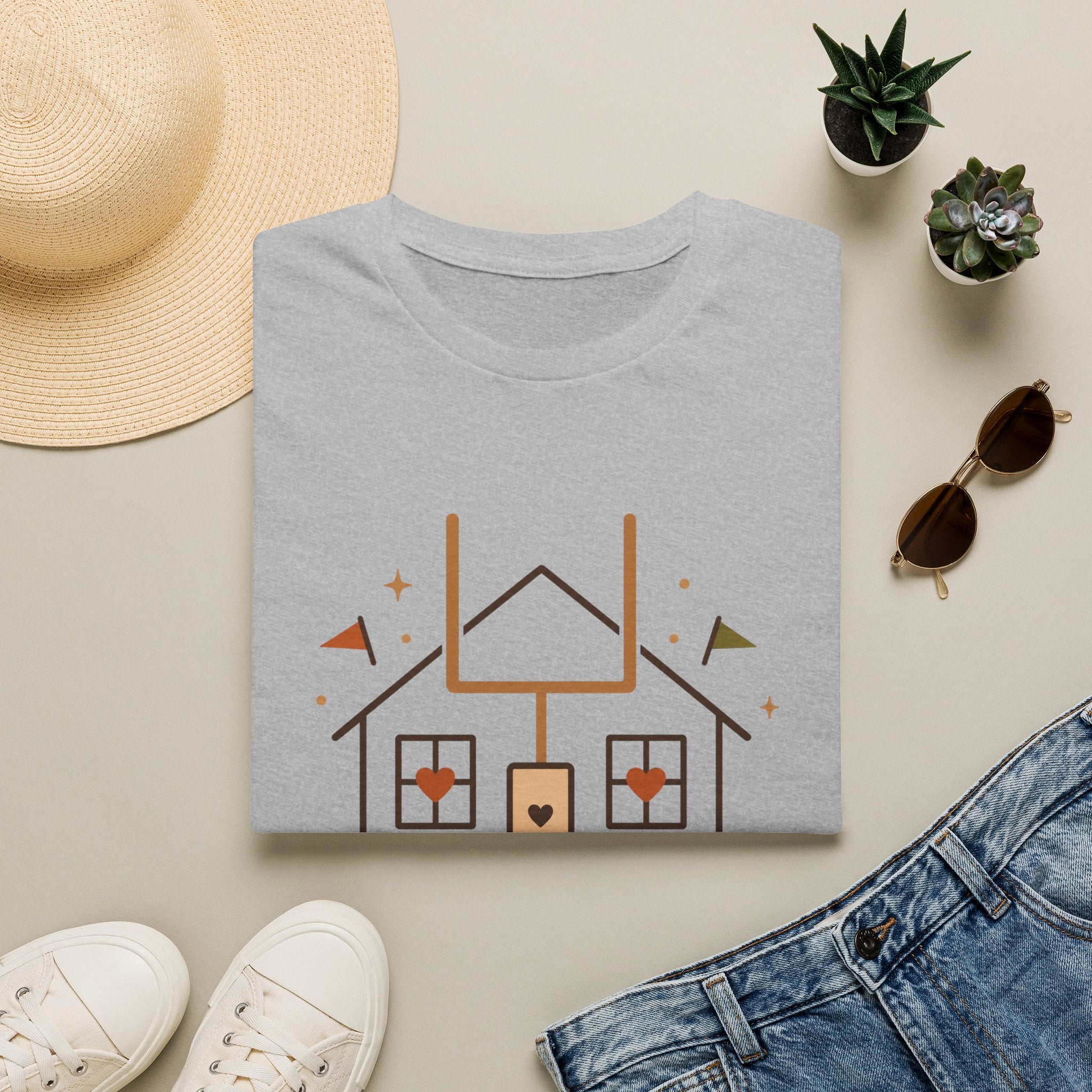 Home, Football, Pumpkin T-Shirt