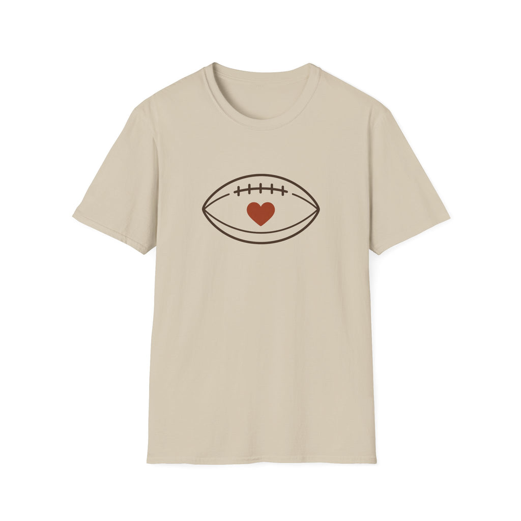Football with Heart in it T-Shirt