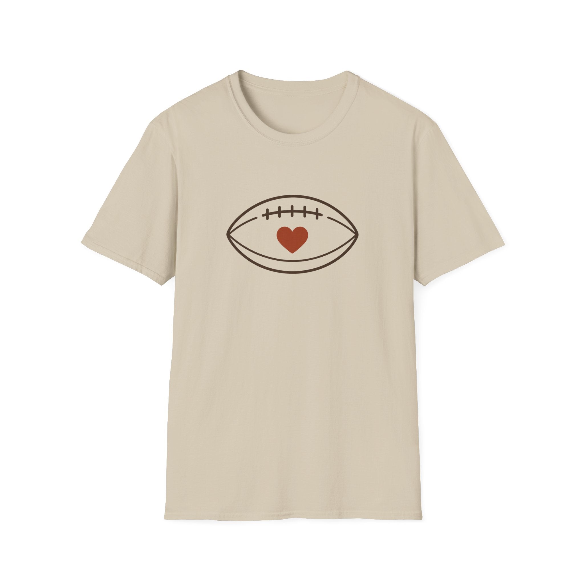 Football with Heart in it T-Shirt