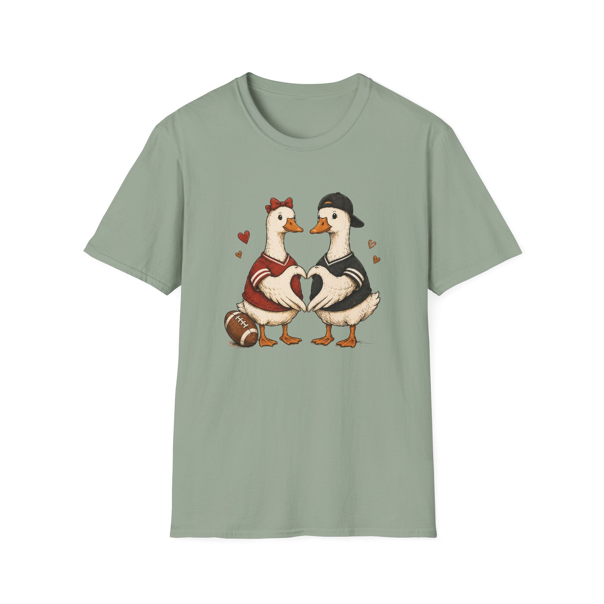 2 Football Love Ducks T-Shirt