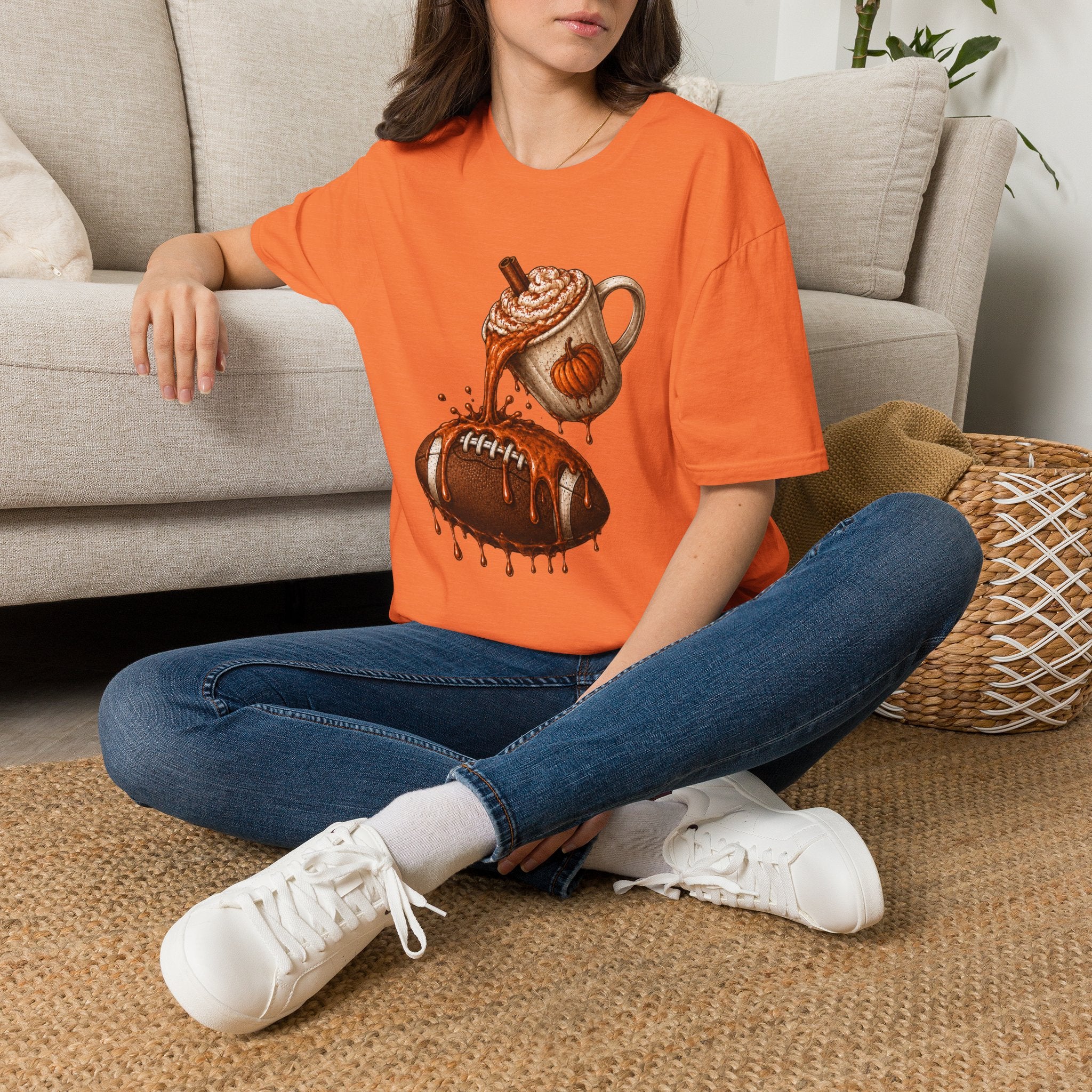 Pumpkin Spice Poured on Football T-Shirt