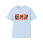 3 Red Stamp Design T-Shirt