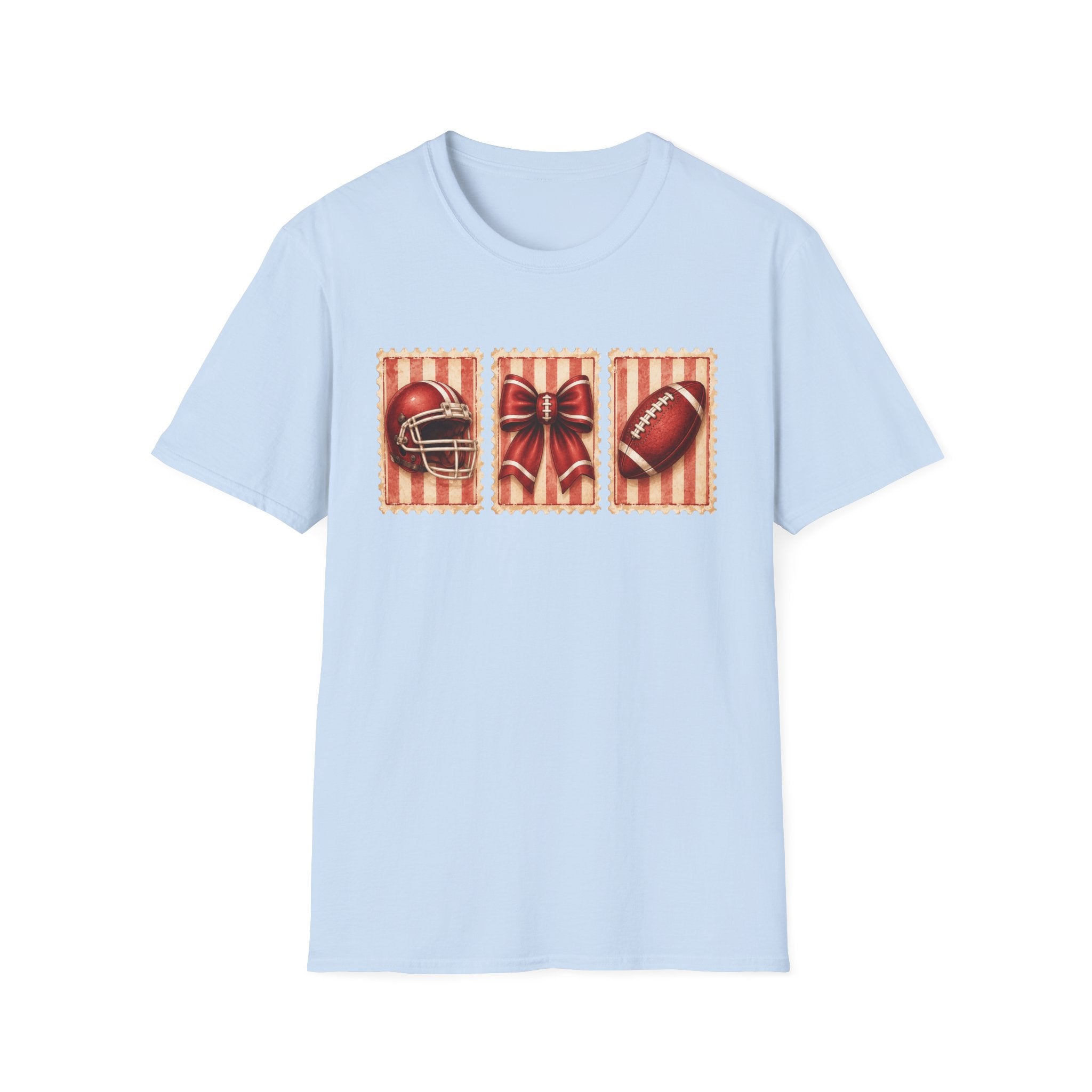 3 Red Stamp Design T-Shirt