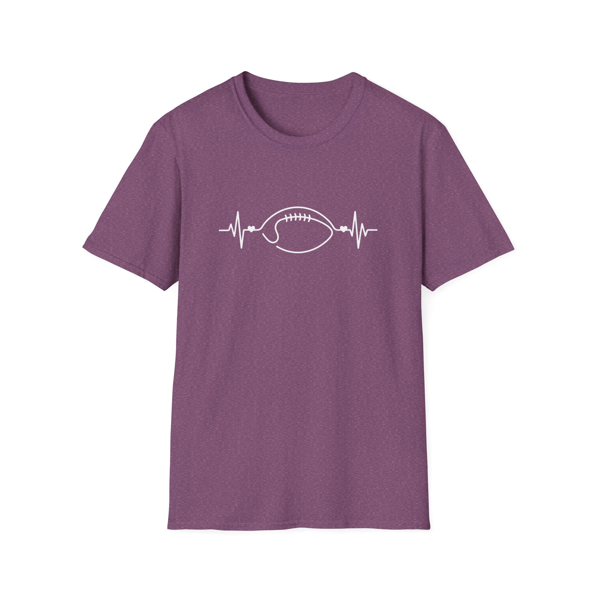 Football Heartbeat T-Shirt