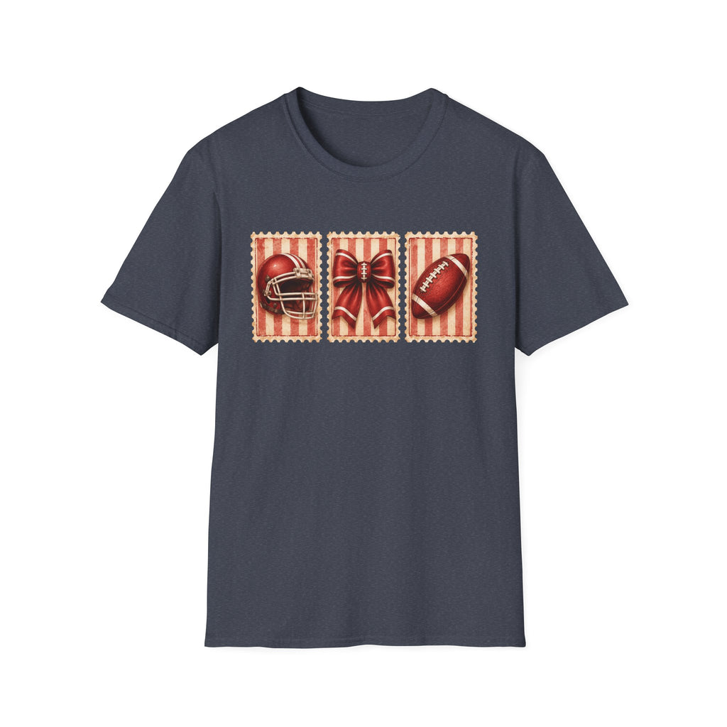 3 Red Stamp Design T-Shirt