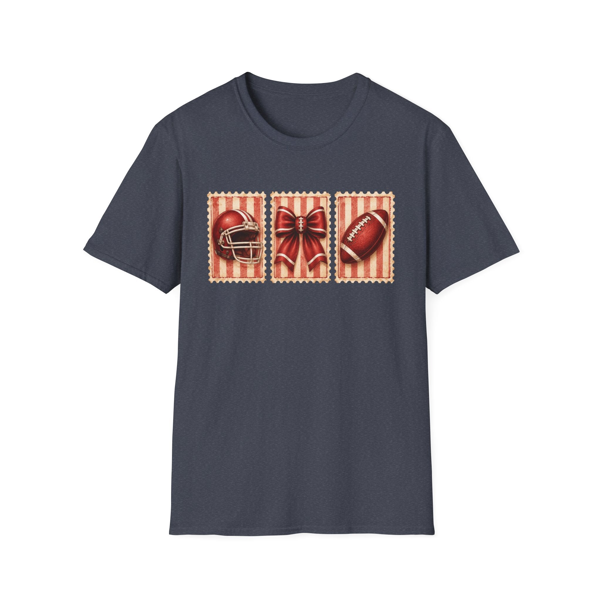 3 Red Stamp Design T-Shirt