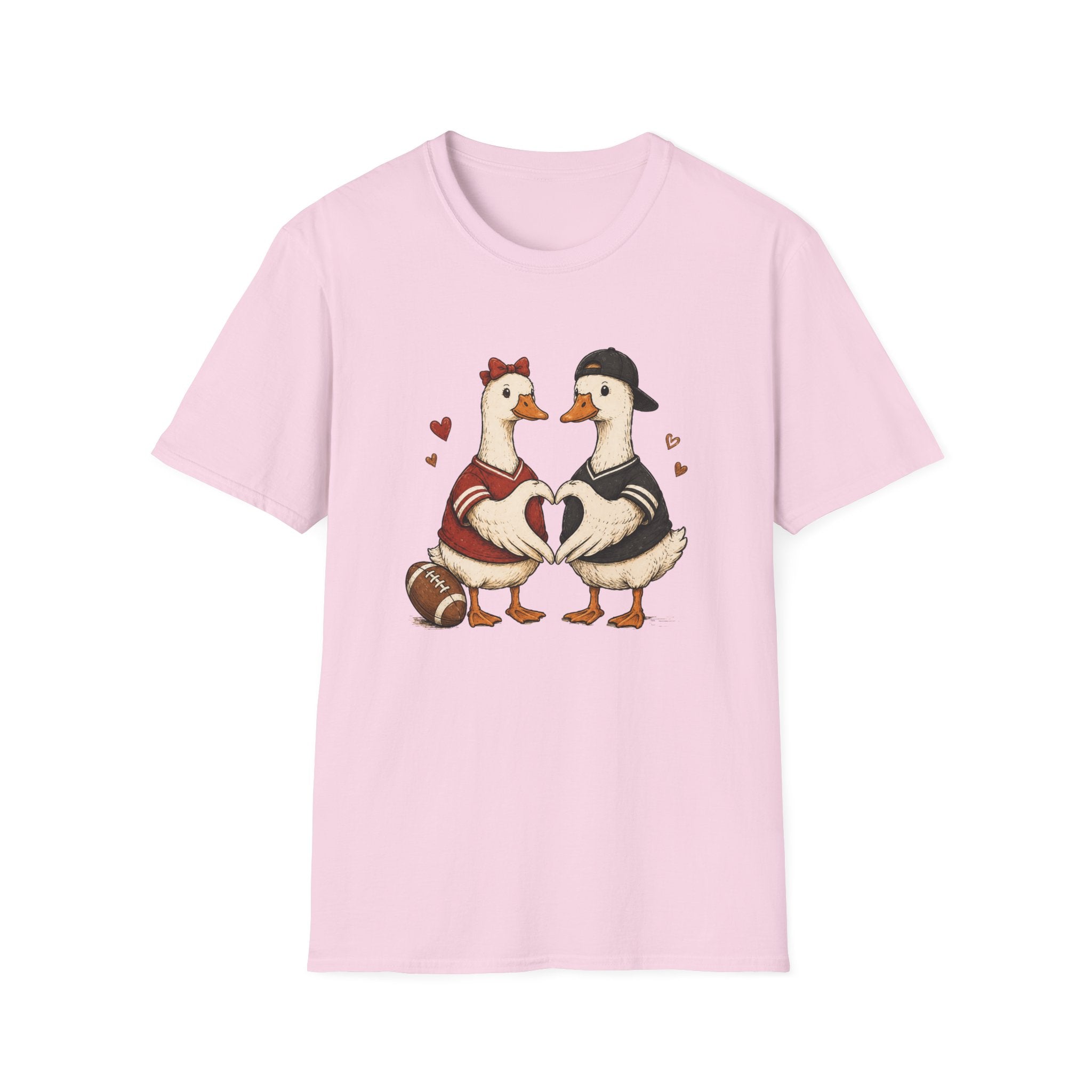 2 Football Love Ducks T-Shirt