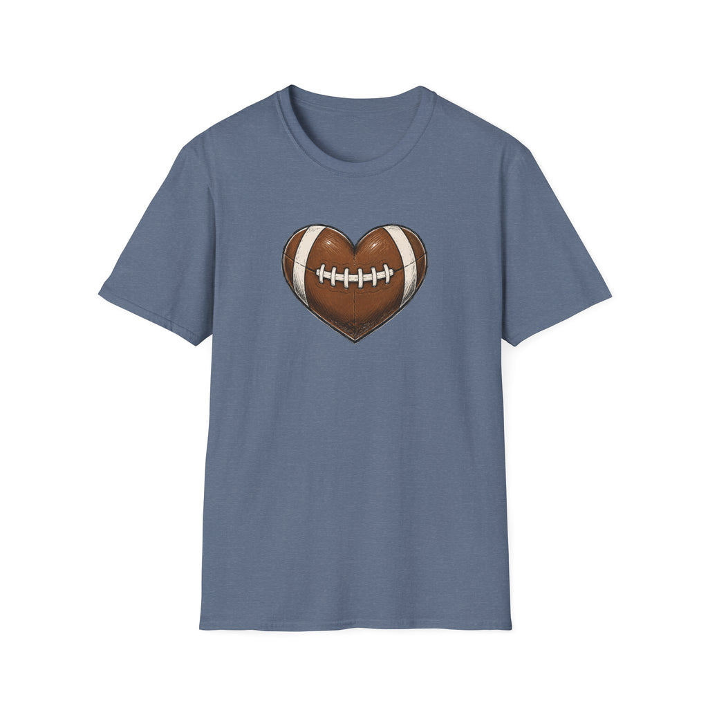 Football Heart T-Shirt