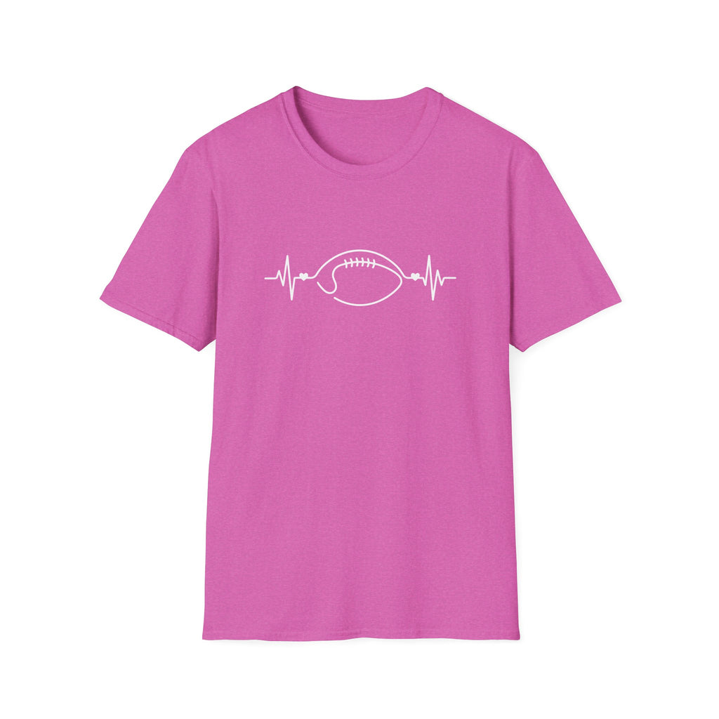 Football Heartbeat T-Shirt