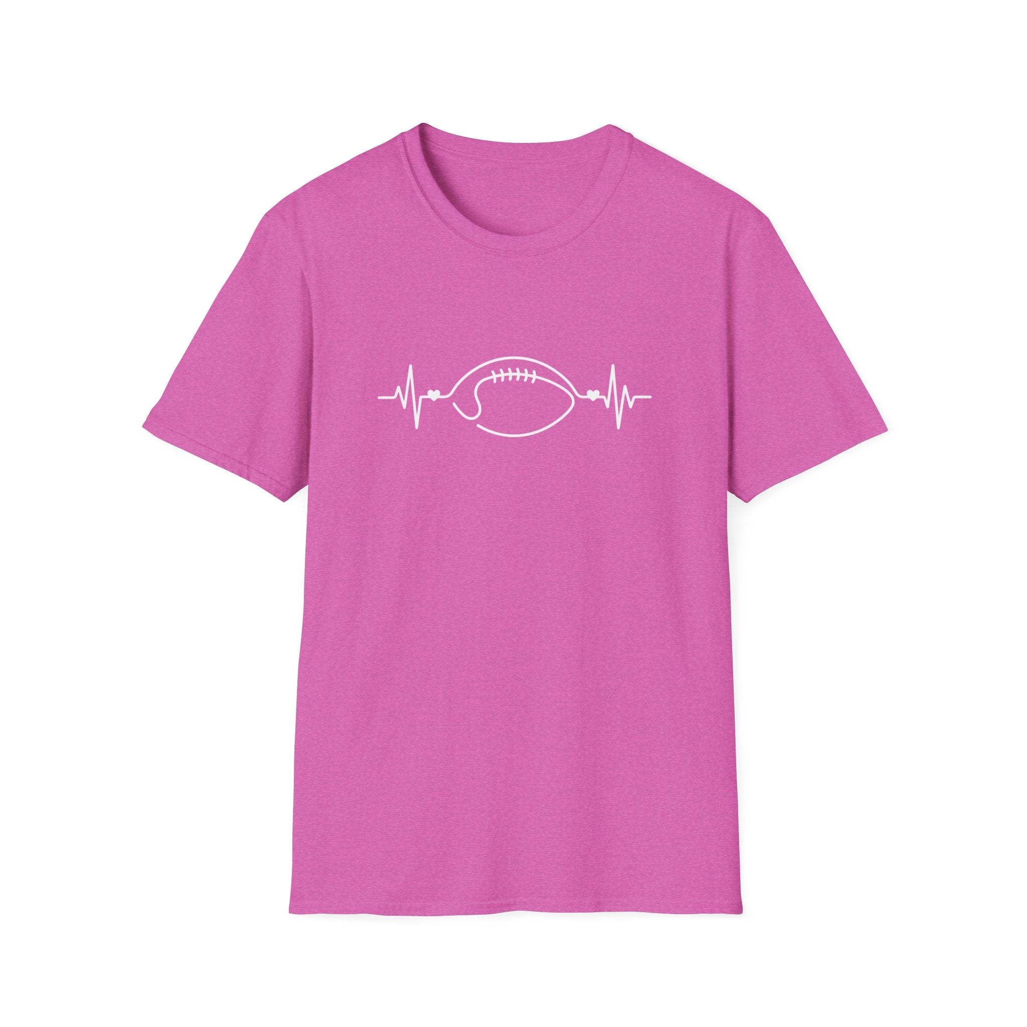 Football Heartbeat T-Shirt
