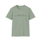 Works Well with Coffee + Football T-Shirt