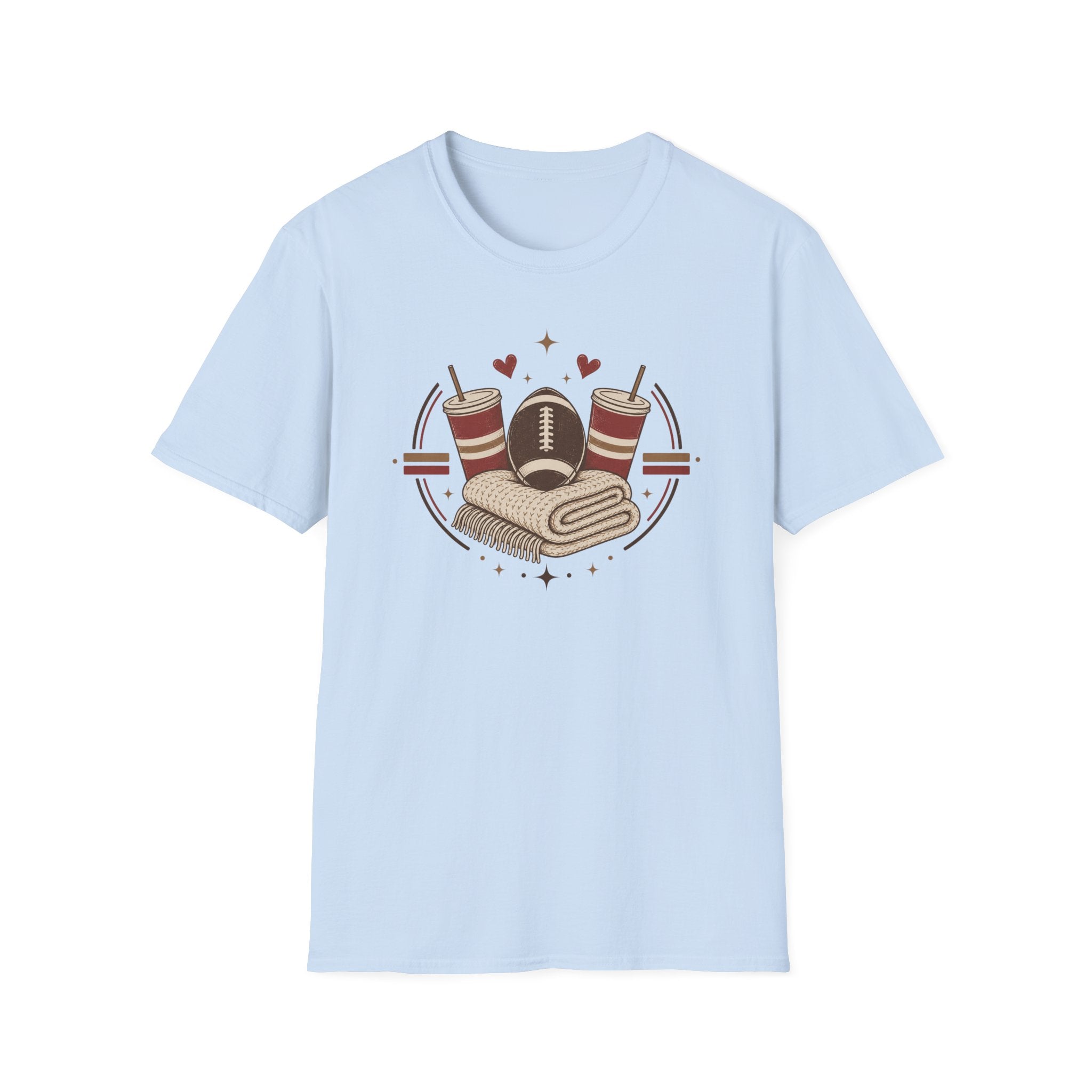 Blanket, Cup, Football T-Shirt