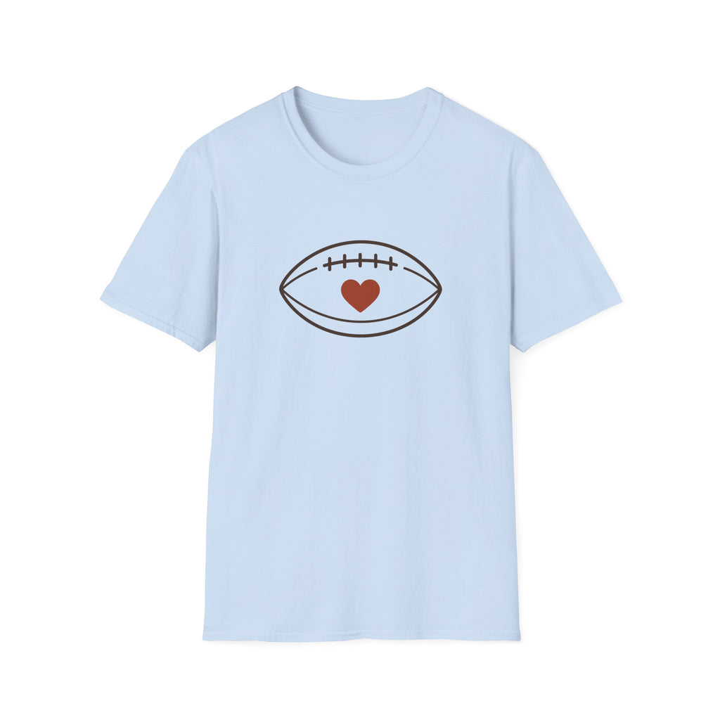 Football with Heart in it T-Shirt