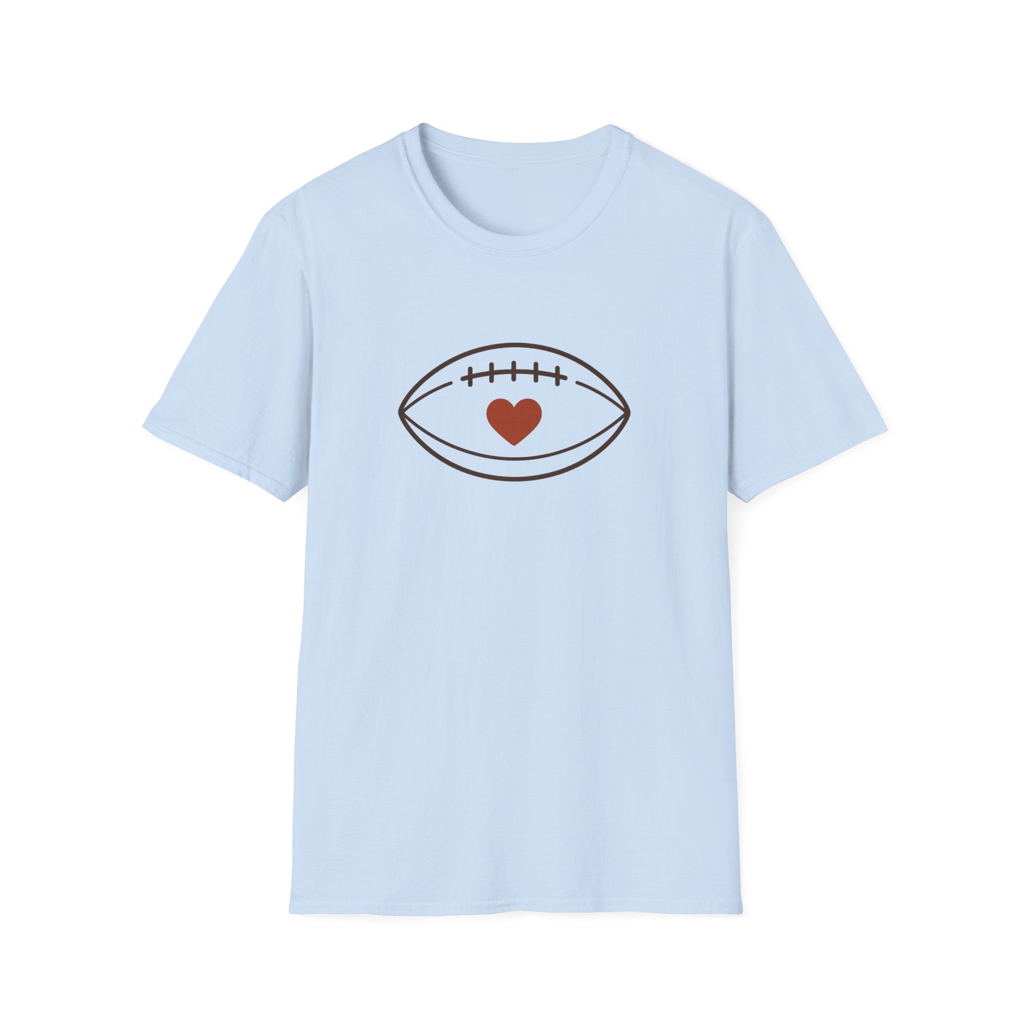 Football with Heart in it T-Shirt
