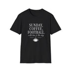 Sunday, Coffee, Football & Dog with Him T-Shirt