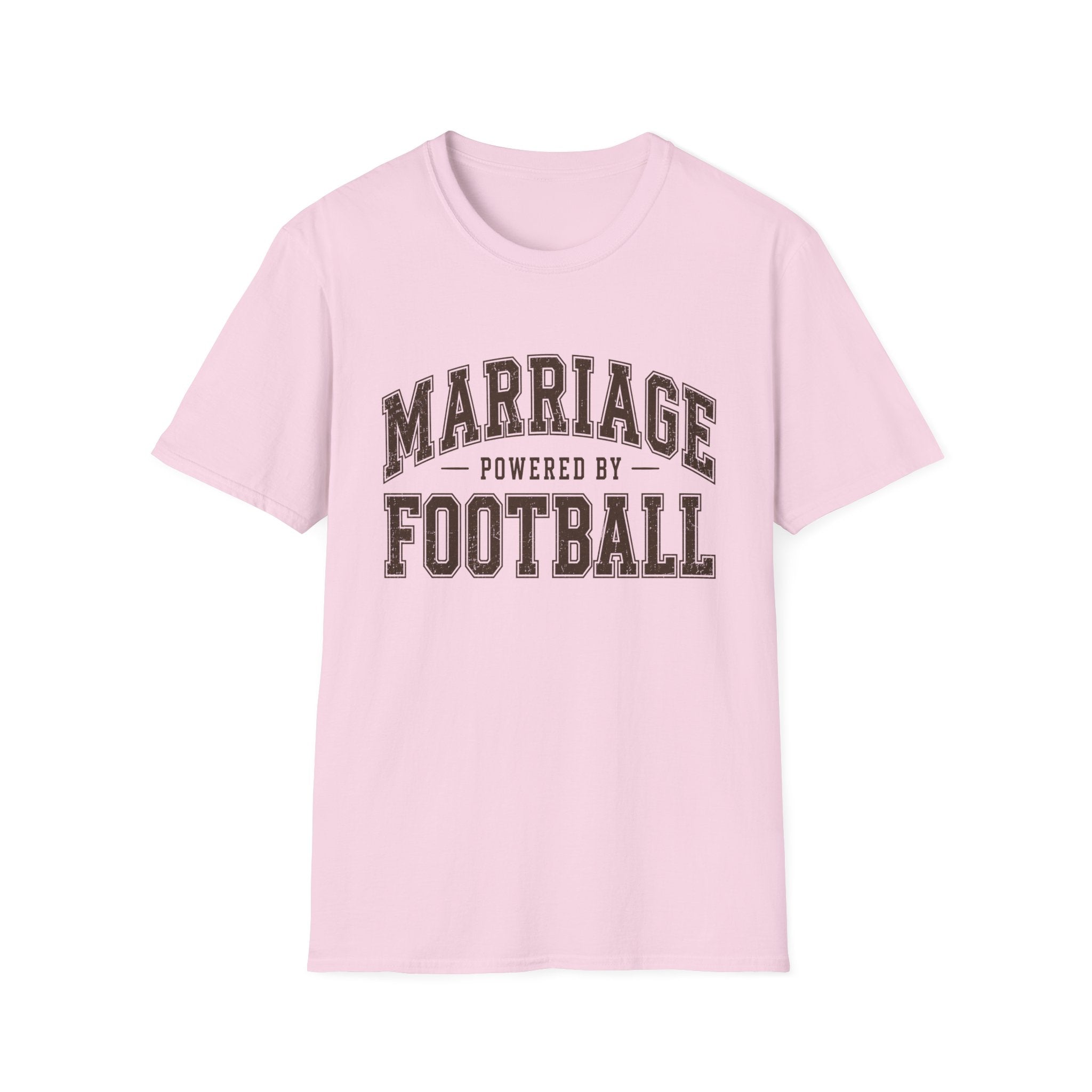 Marriage Powered by Football T-Shirt