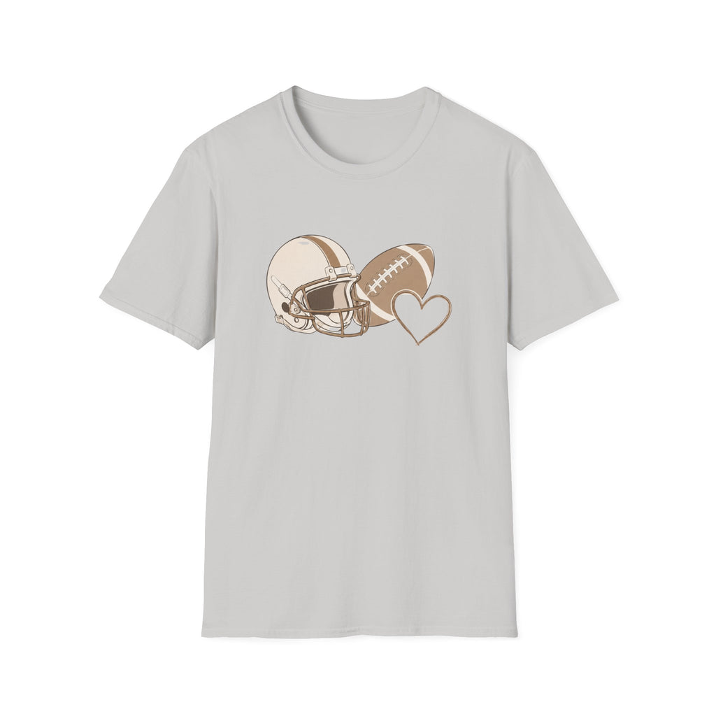 Football, Helmet, Heart T-Shirt