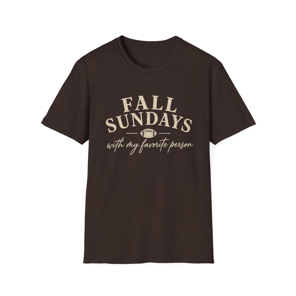 Fall Sunday with My Fav Person T-Shirt